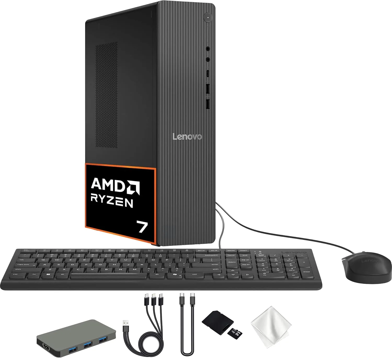 Lenovo IdeaCentre Tower 8, Ryzen 7 250, 64GB DDR5, 3TB